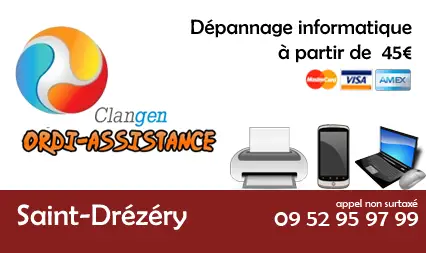 Dépannage informatique à Saint-Drézéry