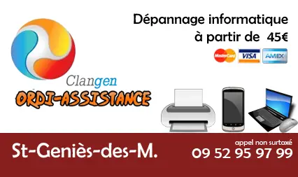 Dépannage informatique à Saint-Geniès-des-Mourgues