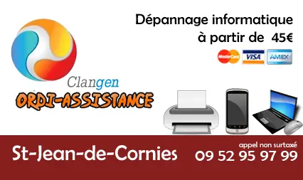 Dépannage informatique à Saint-Jean-de-Cornies